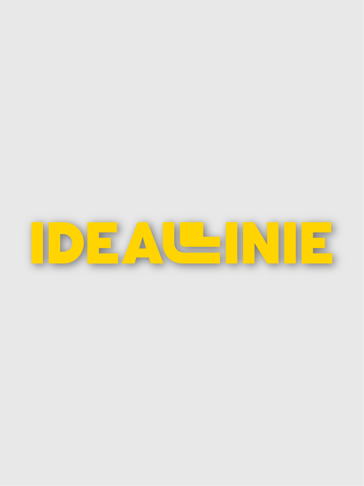 Ideallinie Logo Aufkleber